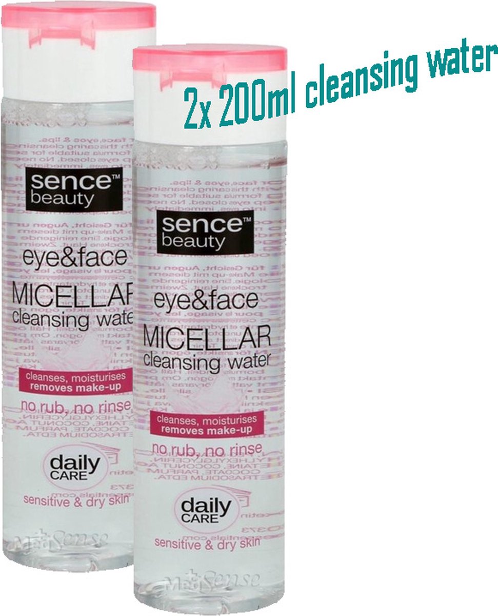 Sence Micellair Water Voor Droge En Gevoelige Huid 2 x 200 ml (2 stuks)