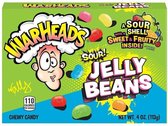 Warheads Jelly Beans 4 Stuks