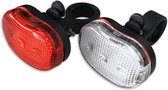 LED Fietsverlichting Set – 2 Stuks – Fiets Verlichting set Voorverlichting en Achter verlichting | Lamp | Voorlicht | Achterlicht