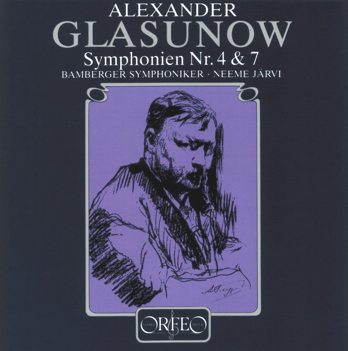 Bamberg Symphoniker, Neeme Järvi - Glasunov: Symphonien Nos. 4 & 7 (CD)