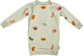 Snurk - Nachtmode voor kinderen - Macarons Green Sweater Dress - Groen - Maat 104EU