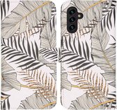 iMoshion Design Softcase Book Case Samsung A13 (5G) / A04s hoesje - Glamour Botanic
