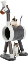 BaseCore® - Luxe Krabpaal - Krabpaal voor Katten - Kattenkrabpaal - Kattenspeelgoed - Kattenspeeltjes -Kattenhuis - Voor Grote & Kleine Katten - Stevig Houten Frame - Natuurlijk Si