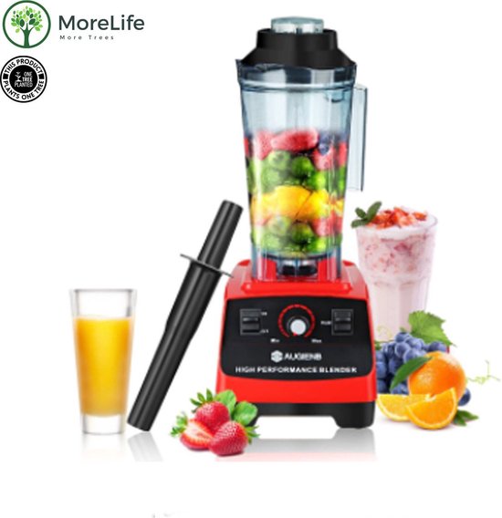MoreLife Blender - Professionele Blender - Commerciële Mixer - Juicemaker -  Blender... | bol.com