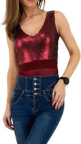 Glo-Story rode body met glim lovers rood S/M