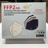 30 Stuks - Kingfa FFP2 Wit Mondkapje/Mondmasker - per stuk verpakt - Gecertificeerd CE 0598