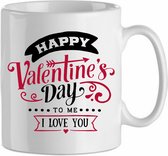 Mok 'Happy valentinesday to me' | Valentijn | Valentine | Kadootje voor hem| Kadootje voor haar | Liefde