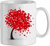 Mok 'Hartjes boom' | Valentijn | Valentine | Kadootje voor hem| Kadootje voor haar | Liefde