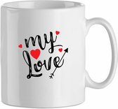 Mok 'My love' | Valentijn | Valentine | Kadootje voor hem| Kadootje voor haar | Liefde