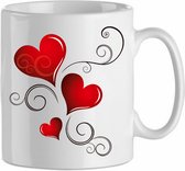 Mok 'Hartjes 7' | Valentijn | Valentine | Kadootje voor hem| Kadootje voor haar | Liefde