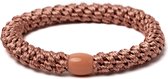 Banditz Haarelastiekje en armbandje 2-in-1 peach glitter  | DEZELFDE DAG VERZONDEN (vóór 15.00u besteld)