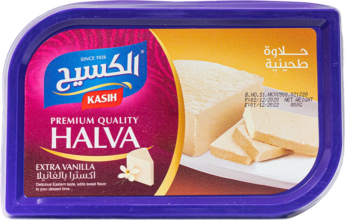 Goedkoopste Kasih Halva Vanille 2 x 800 Gram