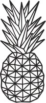 Hout-Kado - Ananas - Medium - Zwart - Geometrische dieren en vormen - Hout - Lasergesneden
