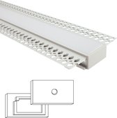 2 meter led profiel - Stucprofiel breed