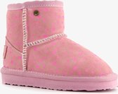 Hush Puppies gevoerde suede meisjes enkellaarsjes - Roze - Maat 32 - Echt leer