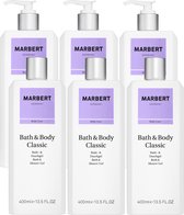 Marbert Bath & Body Classic PAKKET 3x shower gel 400 ml + 3x Body lotion 400 ml