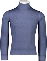 Gran Sasso  Trui Blauw Aansluitend - Maat XL  - Heren - Herfst/Winter Collectie - Wol