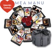 Mea Manu® - Explosion Box - Foto Box - Explosie Foto Doos - Album - Fotolijst - Liefdes Cadeau - Verjaardag - Cadeautje voor vrouw - Cadeautje voor man - Valentijn cadeautje voor h