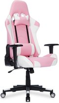 GAME HERO® Racer F2 Gaming Stoel Verstelbare Armleuningen - Stoel Met Hoofdkussen - Roze