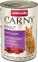 Animonda Carny Adult Rund + Lam 6 x 400 gram ( Katten natvoer )