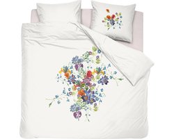 Cinderella - Dekbedovertrek - Iris - Satijn - 200x200/220 cm - Wit