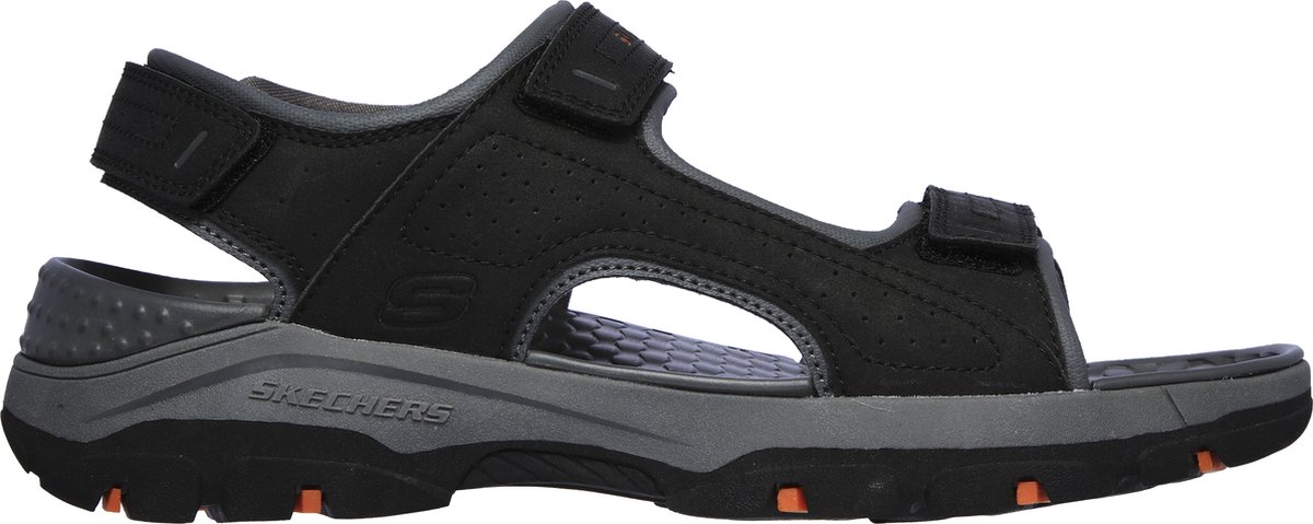 Skechers Tresmen - Garo - Heren Sandalen - Zwart op Prijzenvolger.com