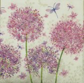 Servetten Aquarell Dandelion 25 x 25 cm
