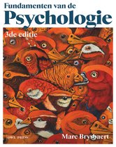 Kernbegrippenlijst Fundamenten van de Psychologie - Marc Brysbaert druk 3 (cijfer 10)