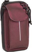 New Rebels Mart Telefoontasje - Portemonnee Metallic Burgundy