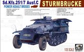 AFV-Club German Sd.Kfz.251/7 Ausf.C Half-Track + Ammo by Mig lijm