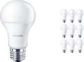 Voordeelpak 10x Philips Corepro LEDbulb E27 Peer Mat 10W 1055lm - 840 Koel Wit | Vervangt 75W.