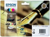 Compatibele inktcartridge Epson Multipack T16 Geel Zwart Cyaan Magenta