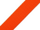 Tassenband 30mm Band voor tassen in de kleur oranje