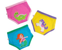 Product: Zoocchini set van 3 oefenbroekjes - 100% organic katoen - Fairy Tales - Meisjes - 2-3 jaar, van het merk Zoocchini