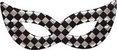 Carnival Toys Verkleedmasker Chessboard Zilver/zwart One-size
