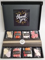 LOVE Box met Mystery Card 'Thank You' met persoonlijke (video)boodschap | 8 soorten heerlijke hart snoepjes en een liefdevol kado | Valentijnsdag | Moederdag | Vaderdag | Verjaardag