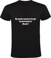 Jiskefet Heren T-shirt | Komkommersla | Kwamkwammersloeg | Zwart