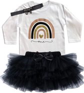 Verjaardagset-tutu-regenboog-1 jaar-one-verjaardag-birthday (mt 86)