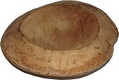 Houten schaal - houten kom - teak schaal - houten fruitschaal
