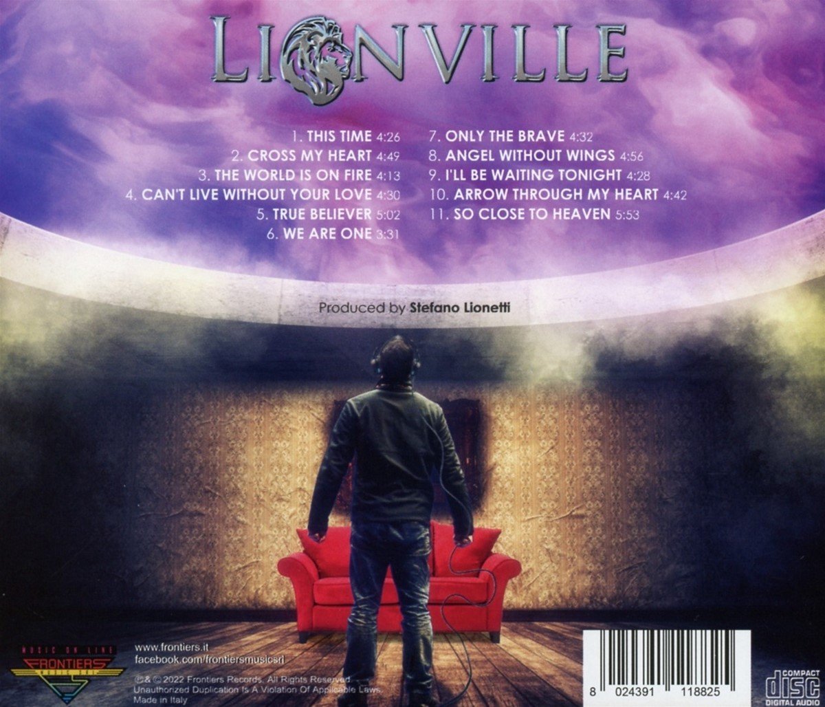 Lionville So Close To Heaven (CD), Lionville CD (album) Muziek