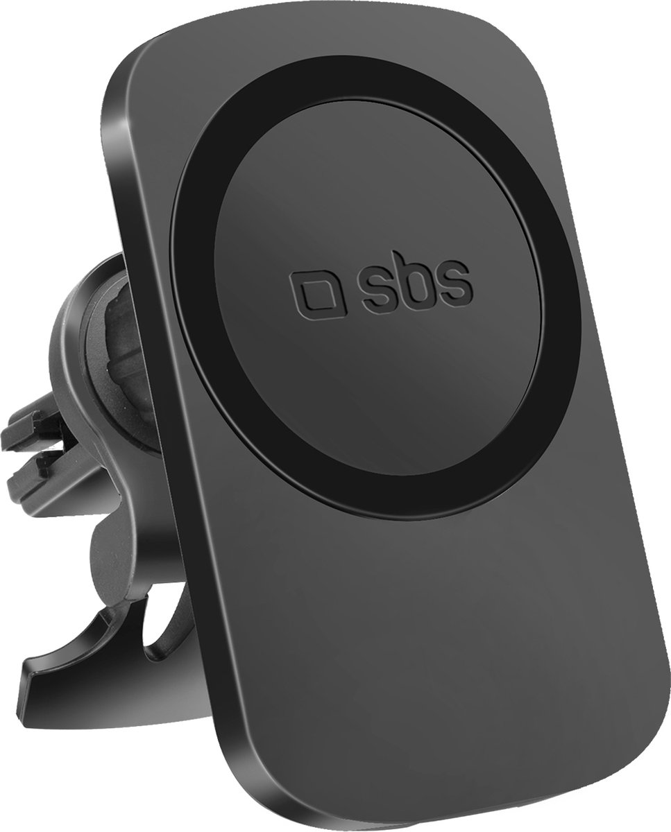SBS MagSafe Ventilatierooster Telefoonhouder Auto met Magneet - Zwart