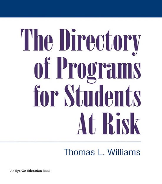 Directory of Programs for Students at Risk - cover