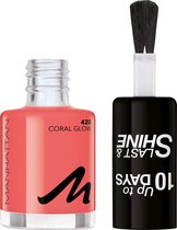 MANHATTAN Cosmetics Nagellak Last & Shine Coral Glow 420, 8 ml