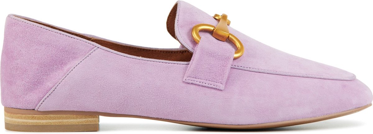 BiBi Lou Instappers Dames - Instapschoenen / Damesschoenen - Suède   - 540Z30VK - Lila - Maat 38