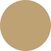 Ronde Muursticker Effen Kleur | ⌀ 100 cm | Behangcirkel Donker Beige | Wanddecoratie | Muurcirkel Binnen