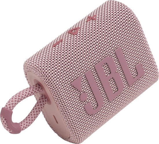 JBL Go 3 - Draadloze Bluetooth Mini Speaker - Roze