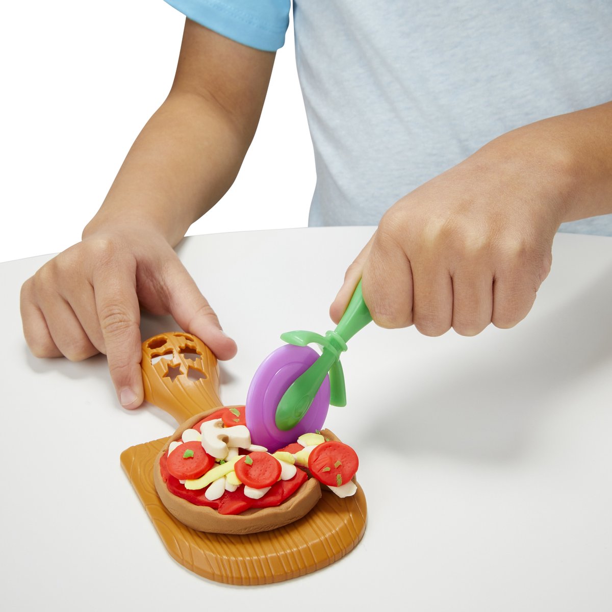 Play-Doh Pizza Oven Speelset - Boetseerklei - Inclusief 6 Play-Doh potjes - Knutselen voor kinderen — afbeelding 6