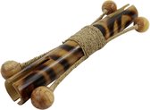 Muziekinstrument - Vlammen - Bamboe - Bruin - 26x10x4 cm - Indonesie - Sarana - Fairtrade