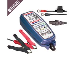 OptiMate 2 DUO - TM550 - 12V / 12,8V Acculader & Onderhouder – Automatische 5-staps Smart Charger (2A) – Voor Loodzuur & Lithium LiFePO4 Accu’s – Veilig 24/7 Onderhoud, Weerbestendig