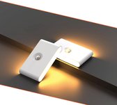Peerlights Compacte Sensorlamp draadloos – USB-oplaadbaar – Nachtlamp – Bewegingssensor – Strak en Stijlvol Design – LED – Wandlamp - nachtlamp